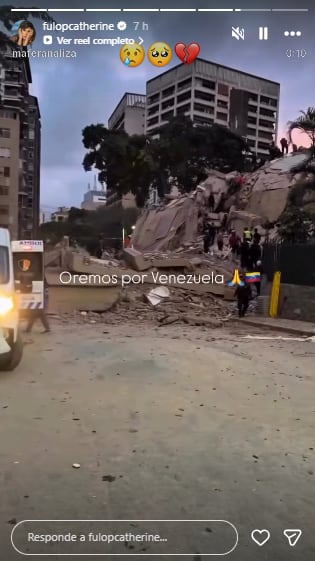 Tras los sismos, Catherine Fulop se pronunció en sus redes y pidió orar por Venezuela (Foto: Instagram @fulopcatherine)