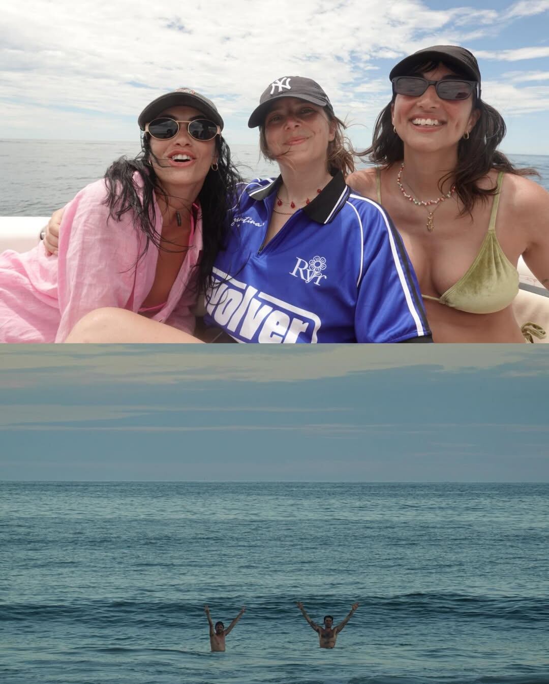 Varios amigos de la pareja también fueron de la partida