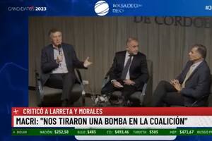 La observación de Novaresio al ver la incomodidad de Luis Juez junto a Mauricio Macri