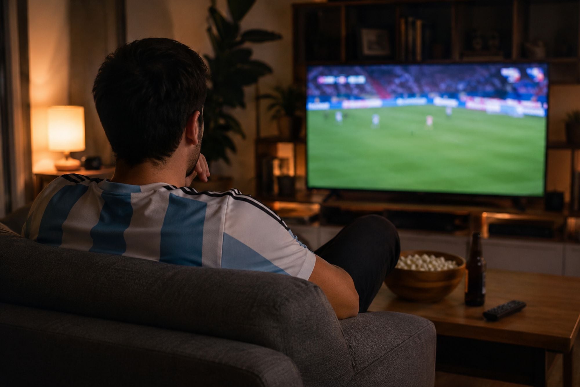Por qué algunas personas prefieren ver los partidos de fútbol en soledad, según la psicología
