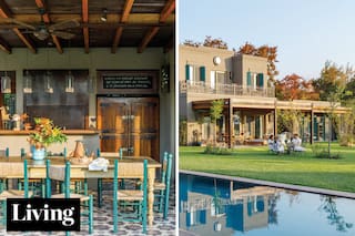 La casa de dos apasionados del vintage, con cocina estilo inglés y quincho bien equipado para el encuentro