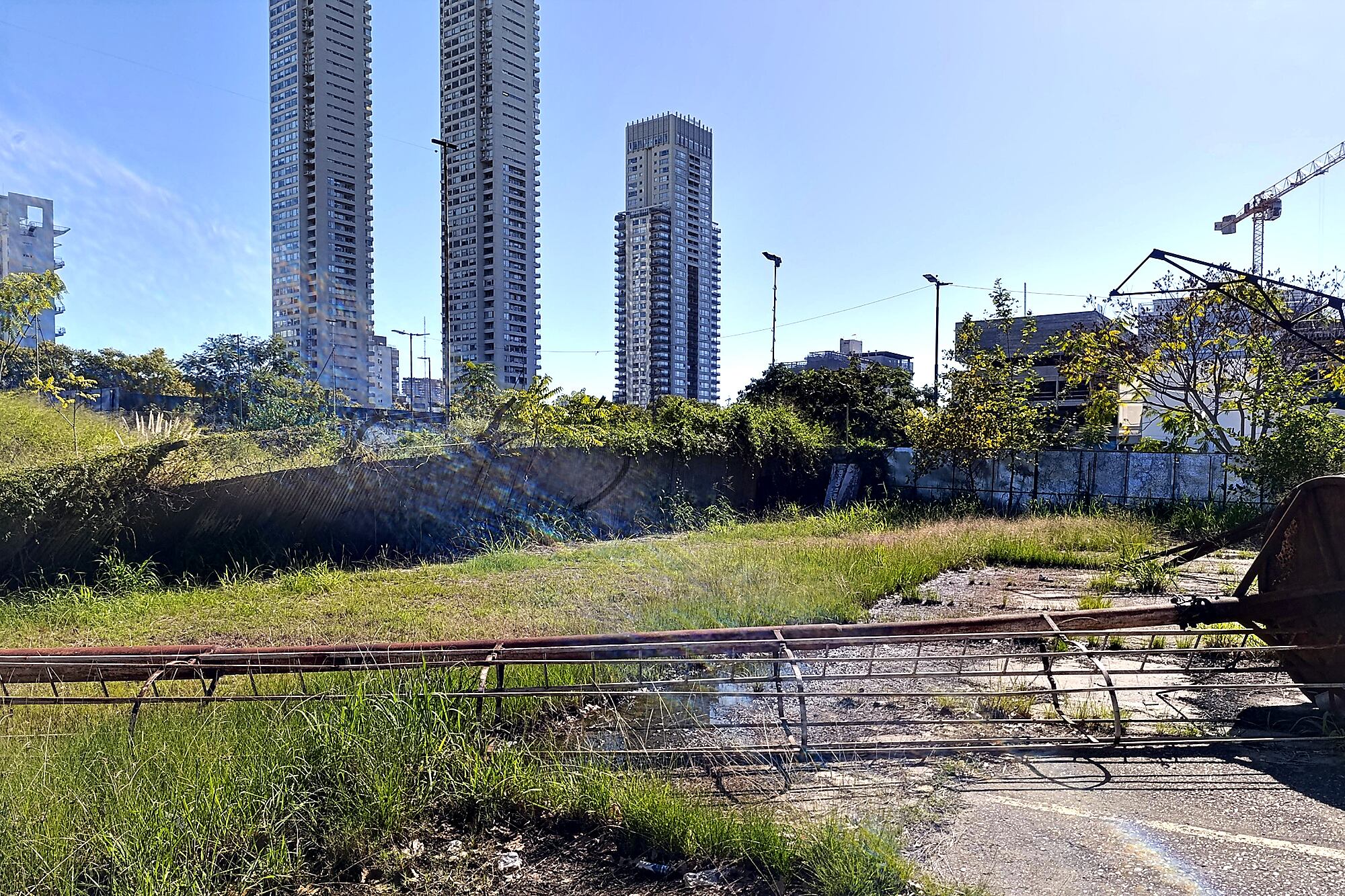 Los lotes forman parte de las antiguas playas ferroviarias del San Martín