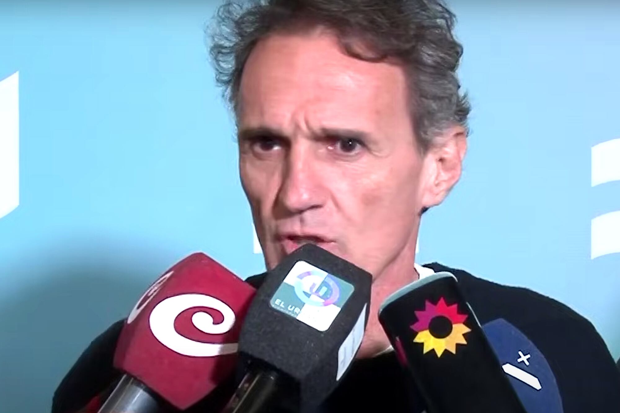 Gabriel Katopodis antes de los anuncios de los resultados de las elecciones de la provincia de Buenos Aires