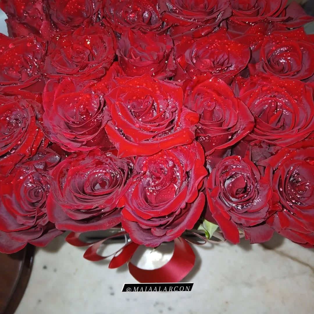 Las flores que Agostina le envió a su mamá con motivo de su cumpleaños (Foto Instagram: @claribelmedinaok)