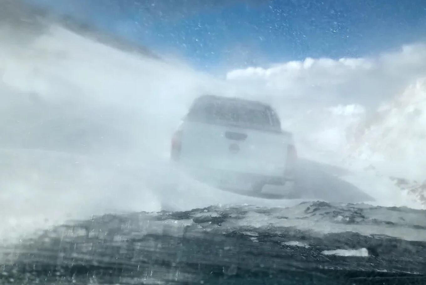La tormenta de nieve dificultó el acceso al sector