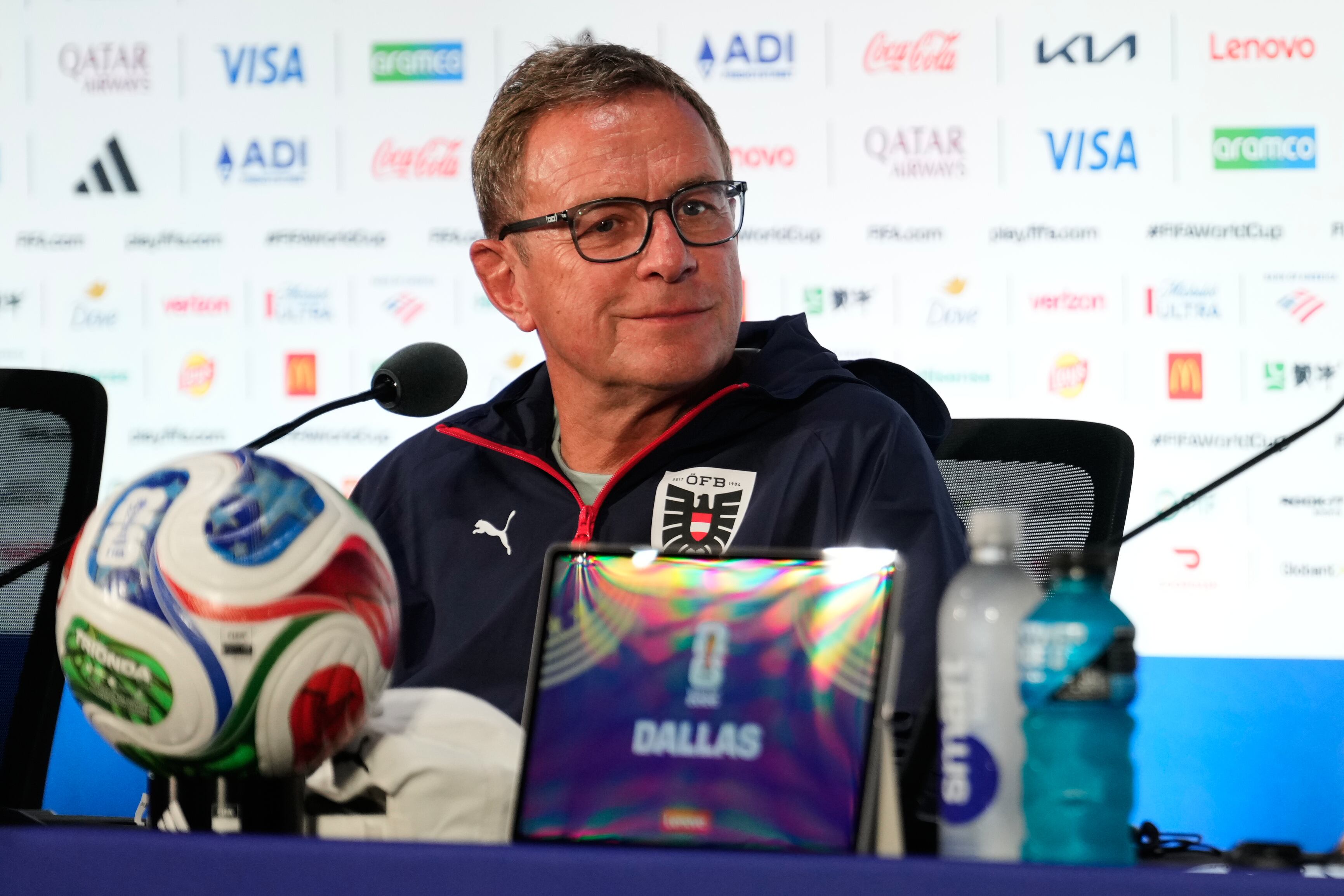 El director técnico de la selección austríaca, Ralf Rangnick