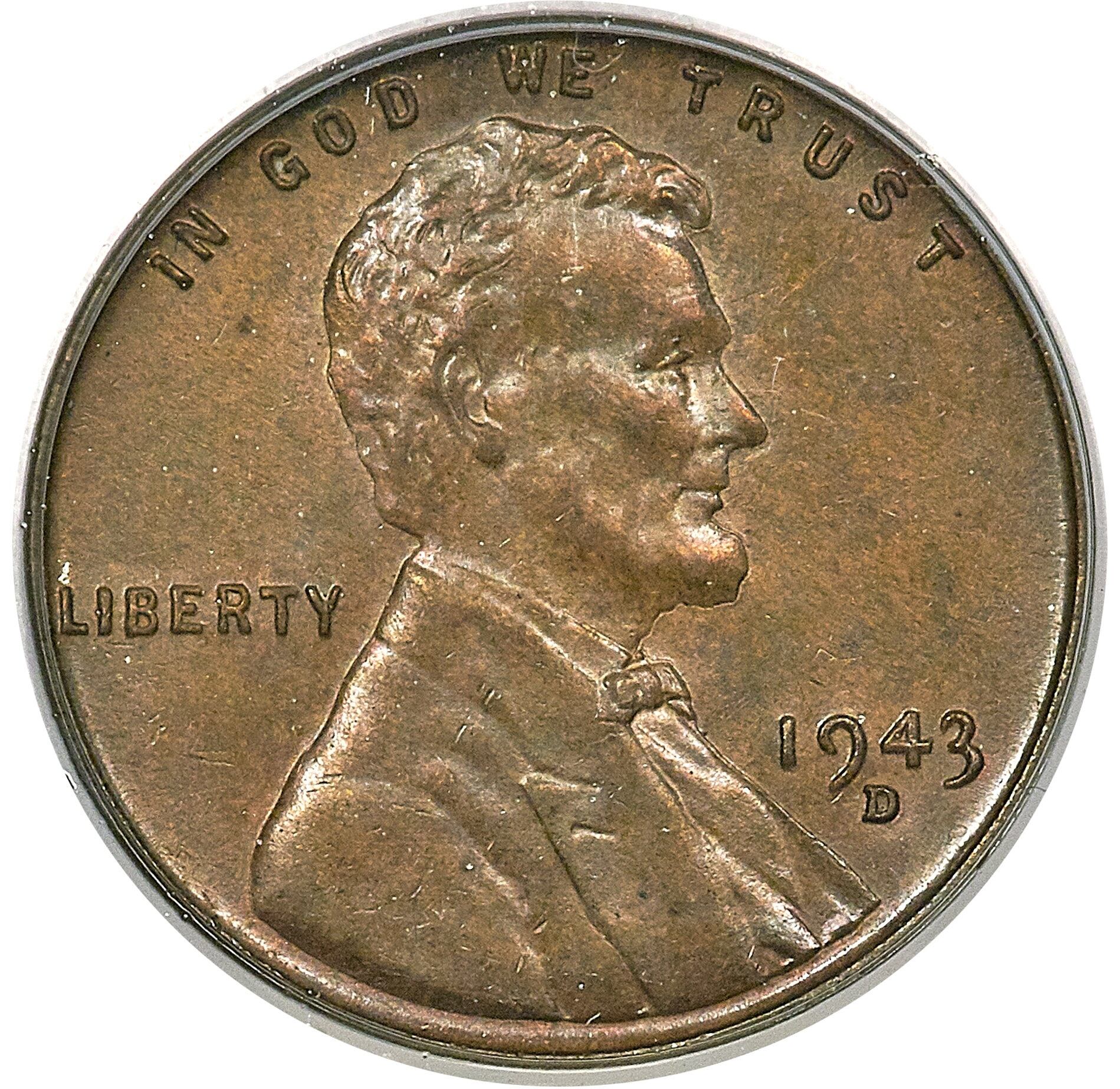 La moneda pertenece a la serie Lincoln de 1943