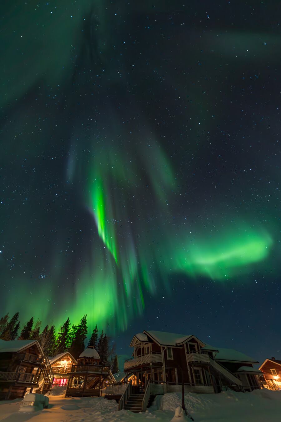 Hay pocas personas viviendo en esas zonas tan al norte de Suecia (Foto: Gentileza Agustín de la Parra)