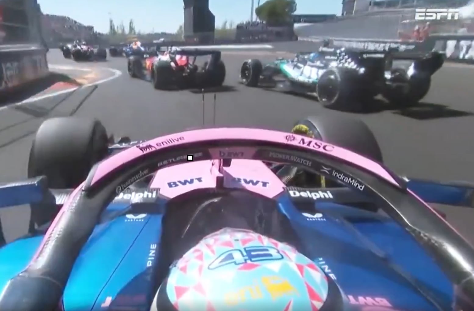 La gran largada de Colapinto en el GP de España