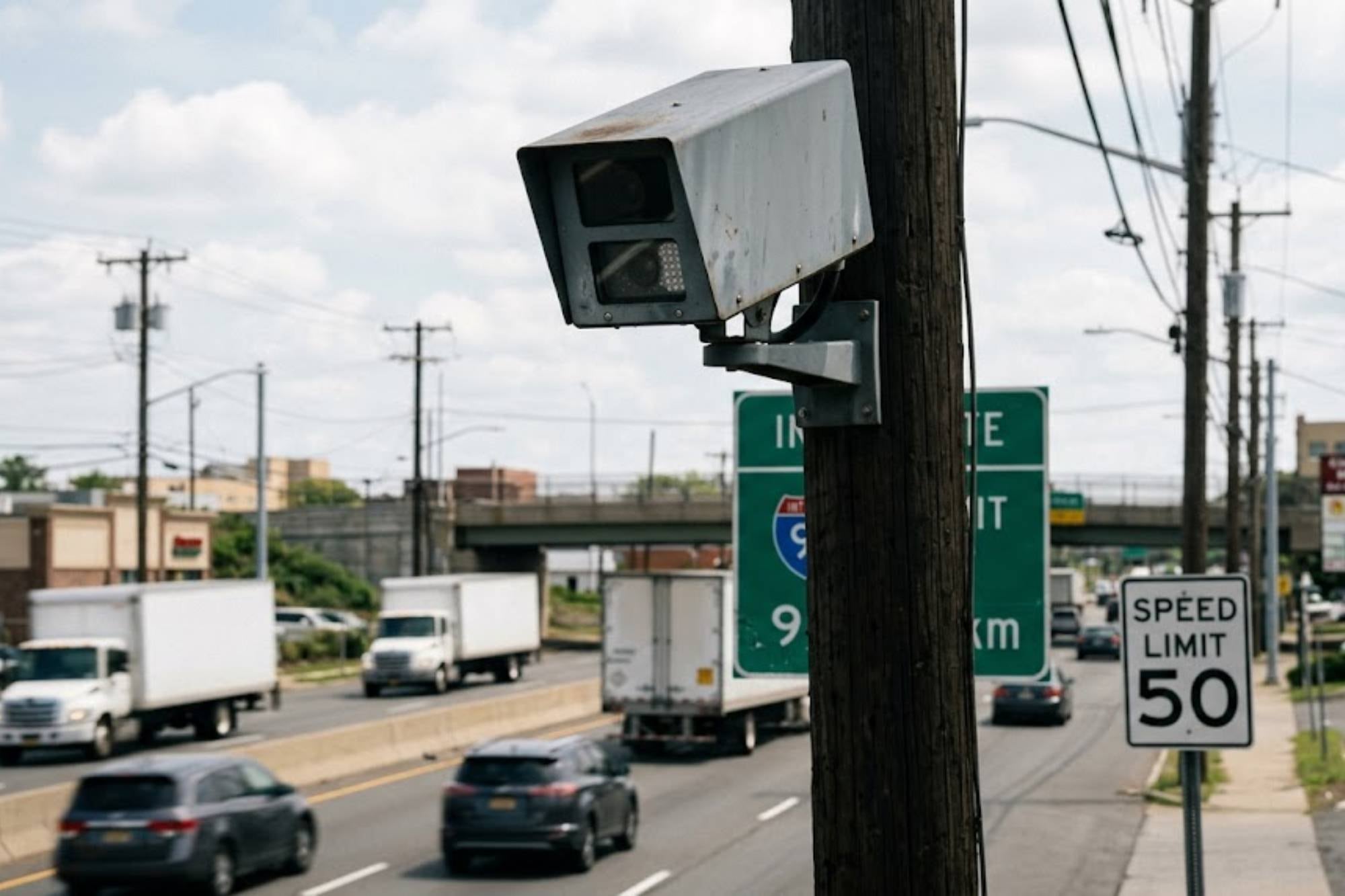 La red de cámaras que detecta vehículos en Nueva Jersey: qué información almacena sobre los conductores