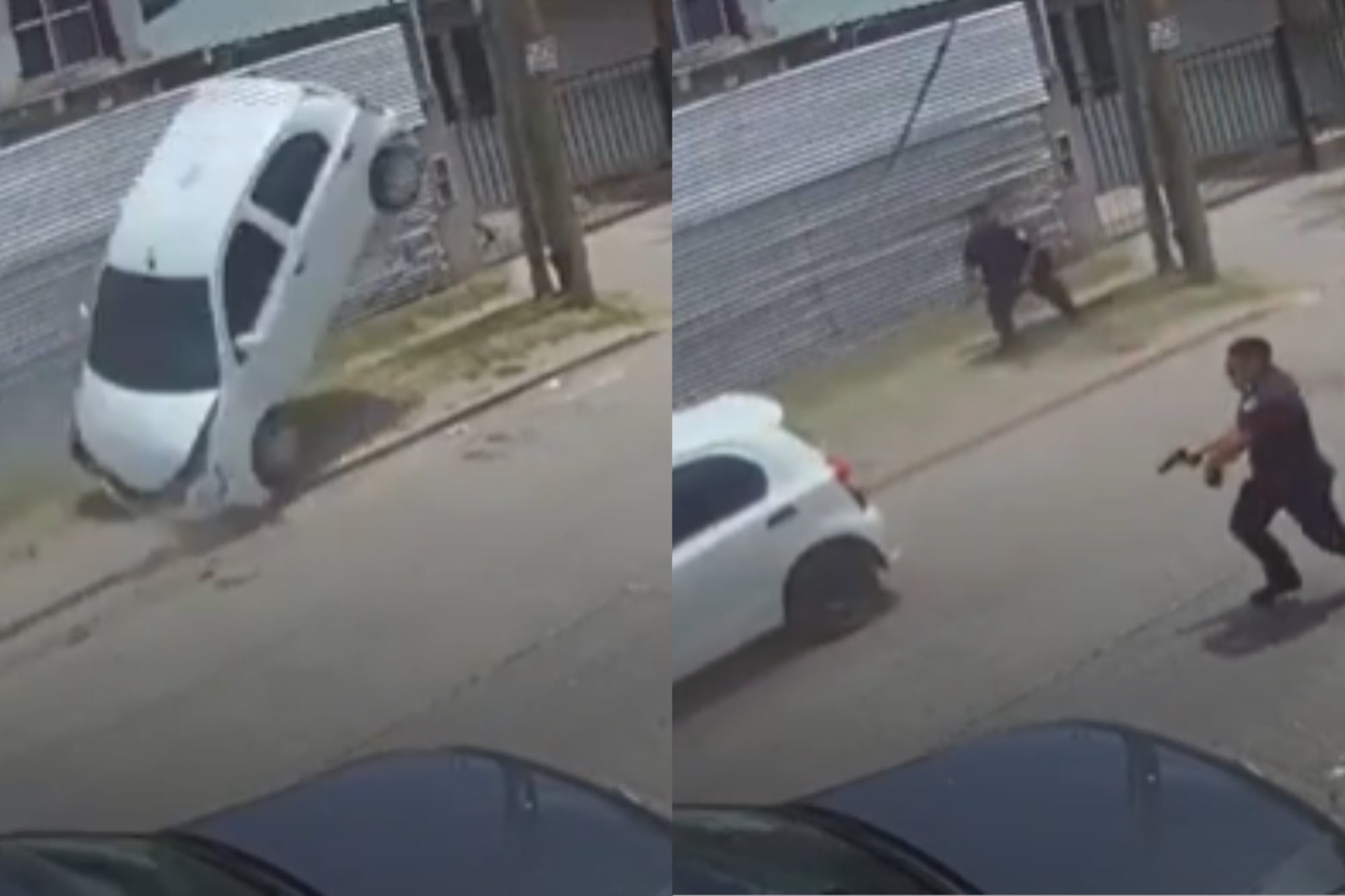 Video: cómo fue la dramática persecución entre policías y delincuentes en Merlo