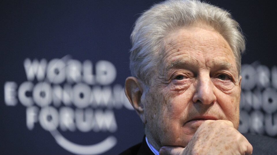George Soros, durante una edición de 2020 del World Economic Forum