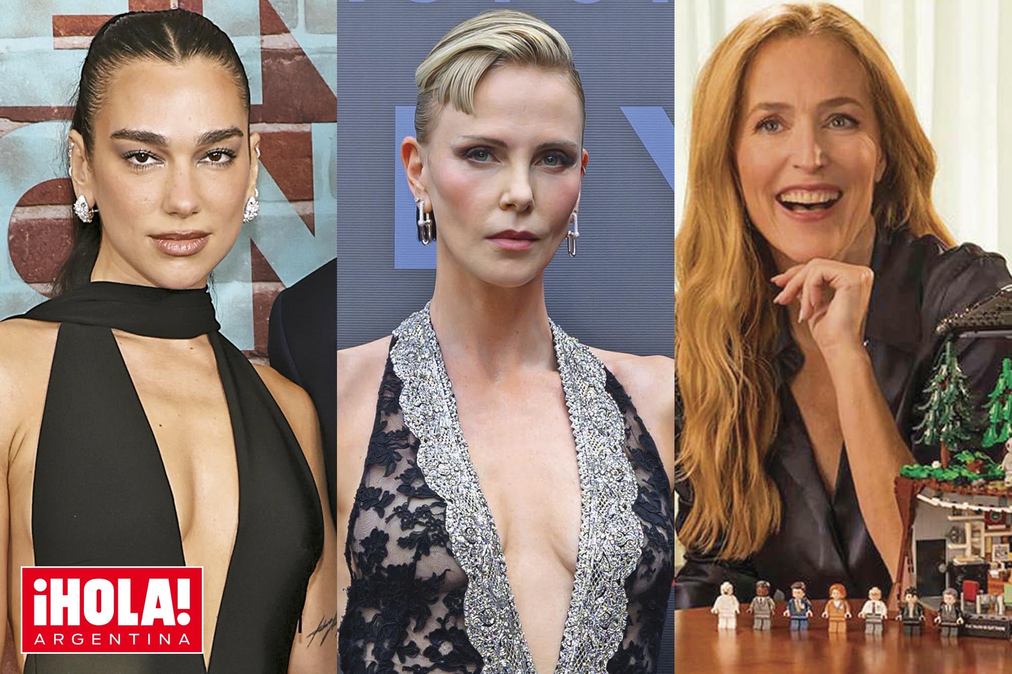 Qué se sabe de… Dua Lipa como la “mujer de…”, los fabulosos looks de Charlize Theron en Asia y Gillian Anderson y su juguete favorito