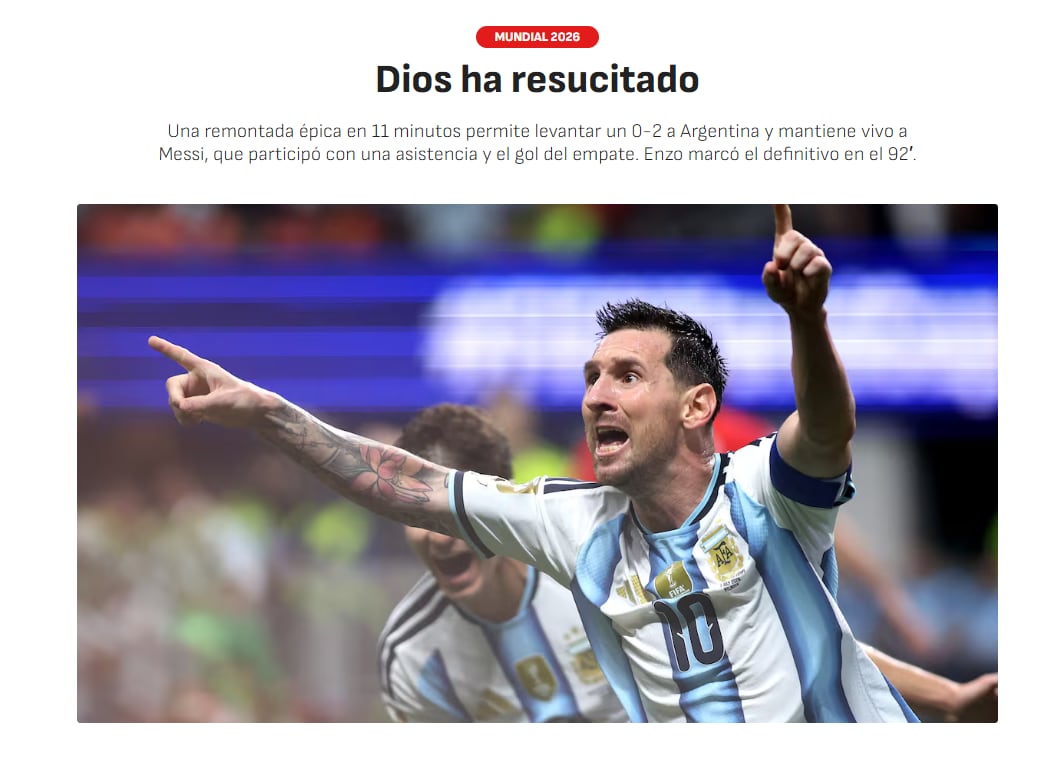 La portada de As