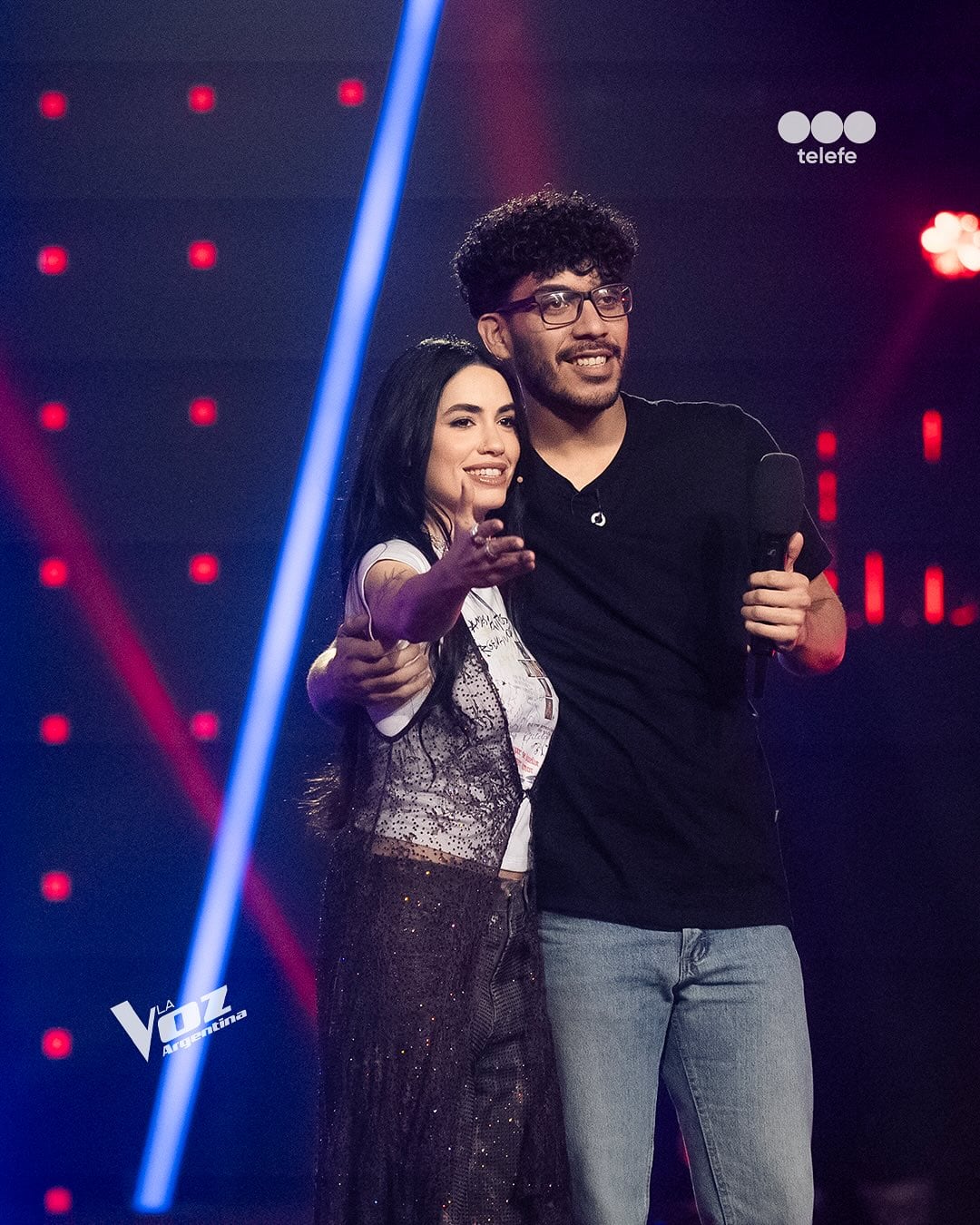 Emanuel se sumó al certamen al entrar al team Lali (Foto: Instagram @lavozargentina)