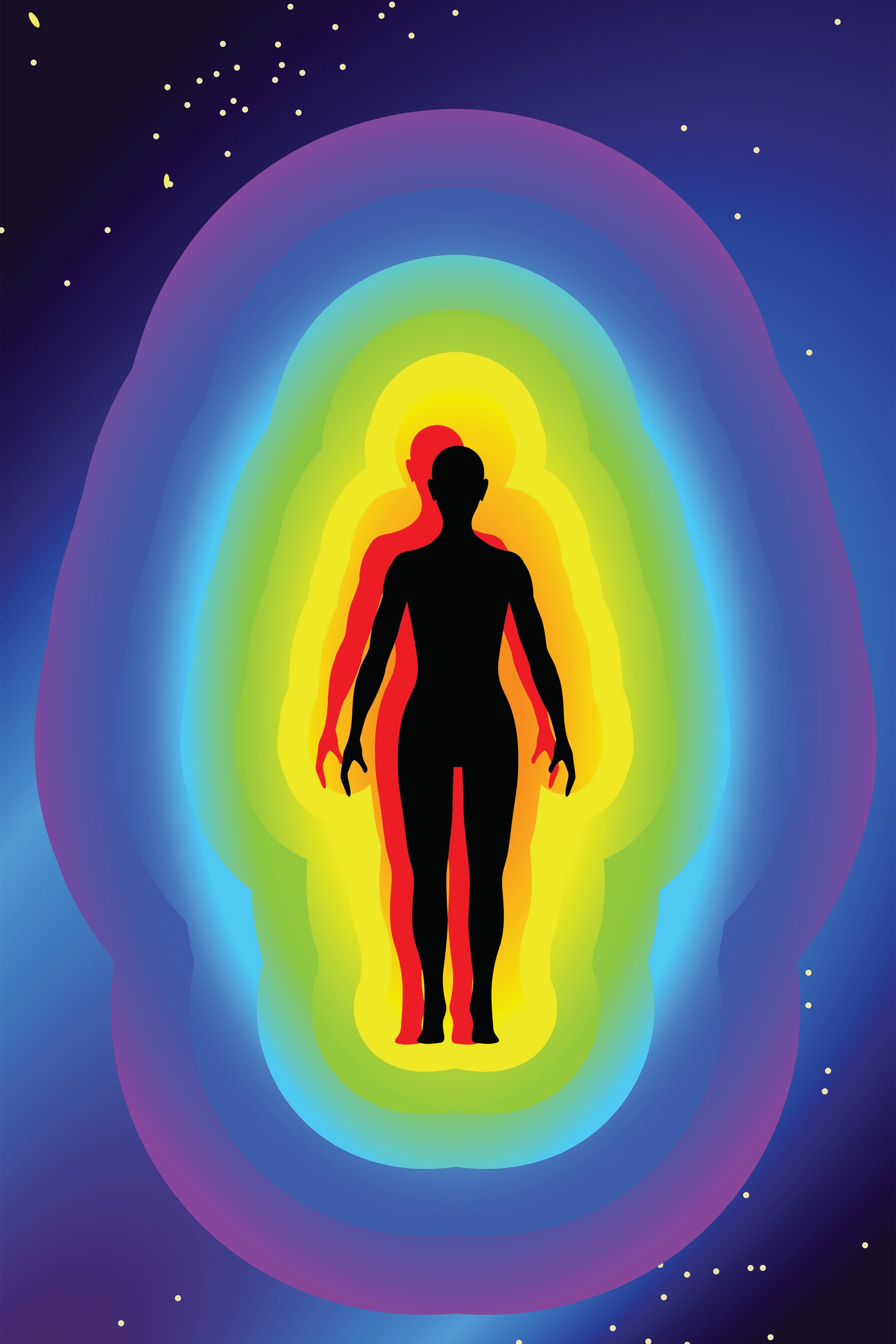 En el campo cuántico no importa si se está presente o en el plano etérico. La individualidad está sostenida en la vibración