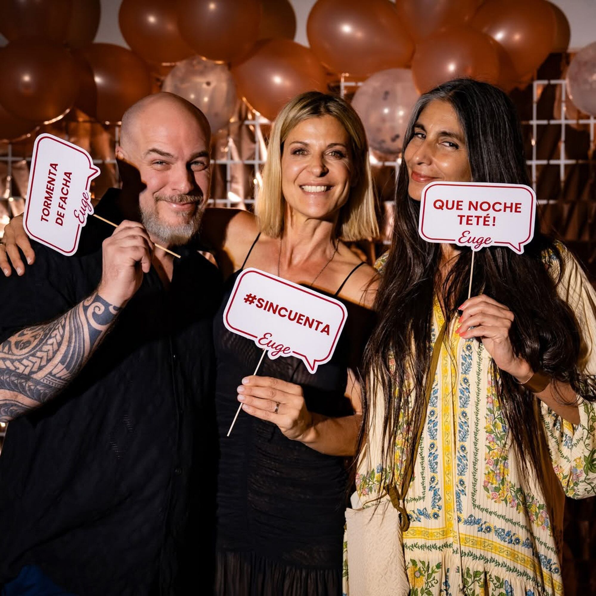 Eugenia con Carolina Peleritti, de quien se hizo muy amiga desde que compartieron elenco en