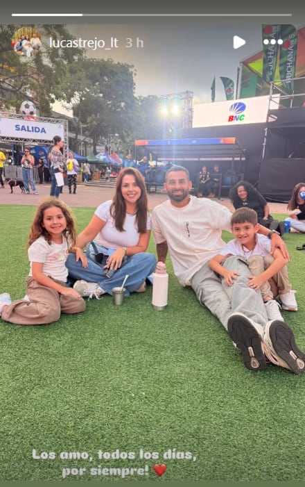 El sentido mensaje del futbolista para su familia