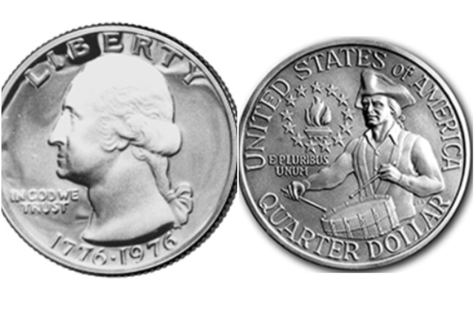 Las monedas del bicentenario de Estados Unidos tienen un costo especial