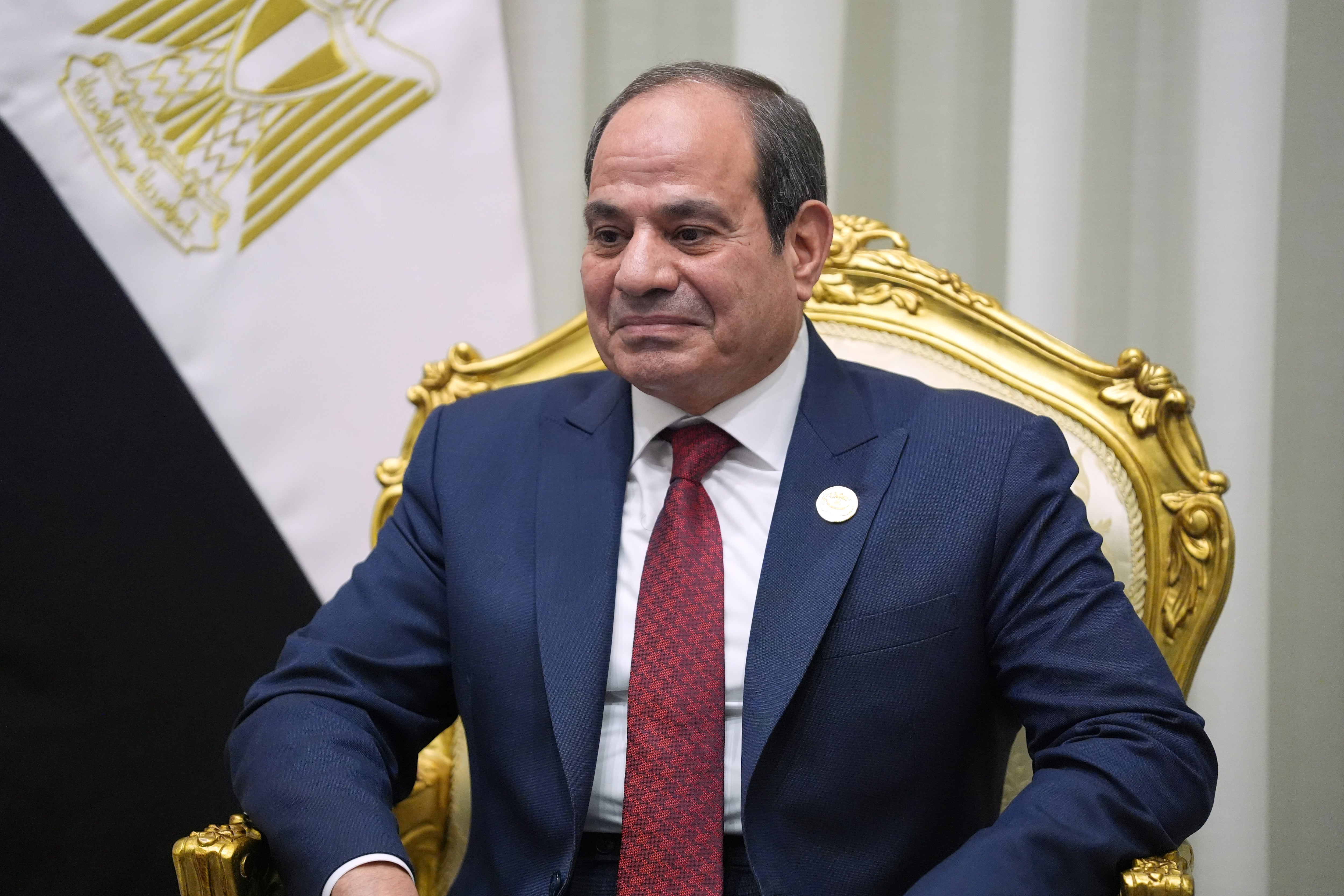 ARCHIVO - El presidente de Egipto, Abdul Fatá el Sisi