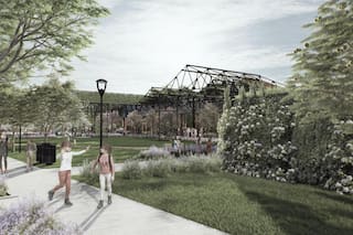 Así será el nuevo espacio verde que proyectan en un terreno junto al Mercado de Pulgas