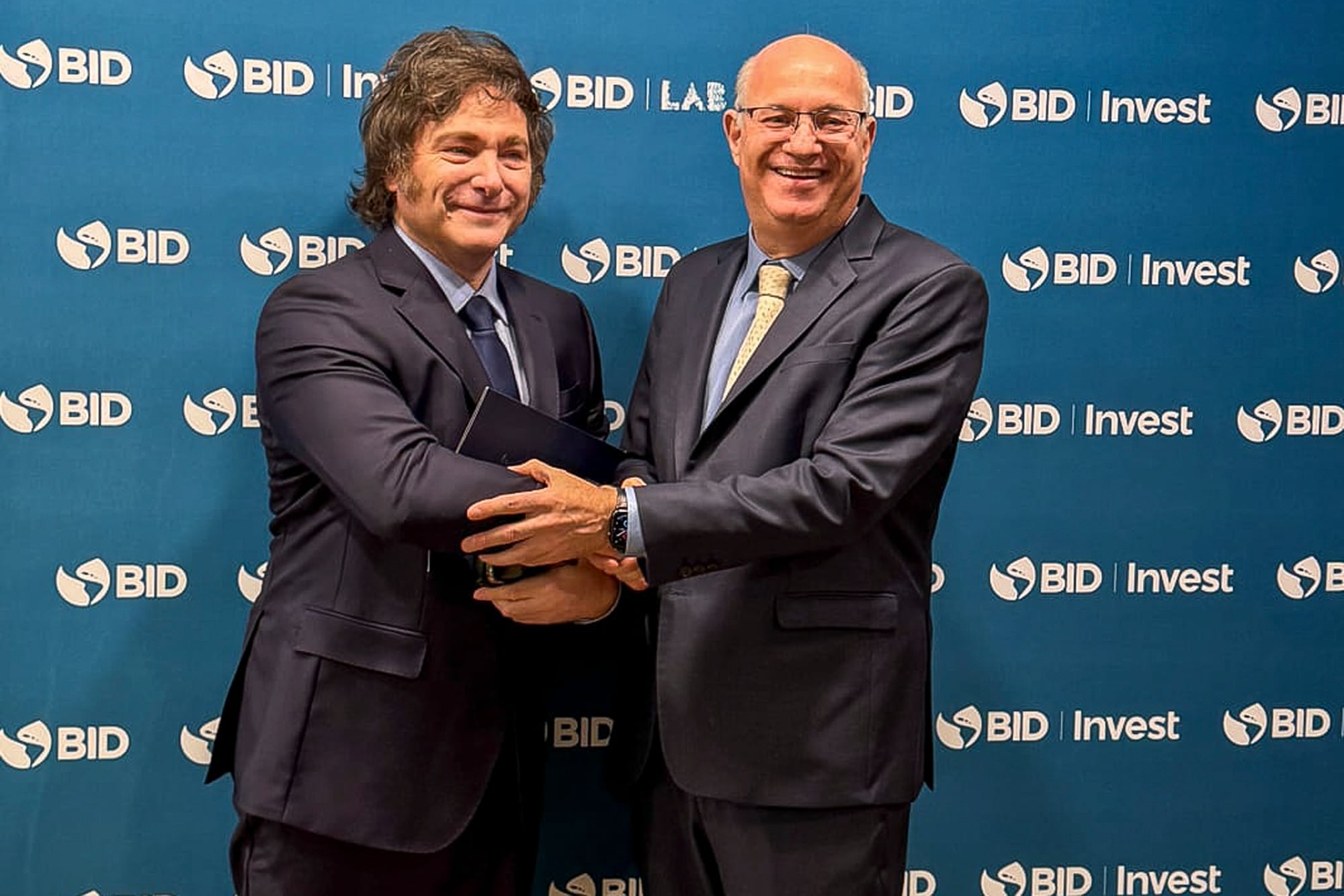 Javier Milei en el Banco Interamericano en Desarrollo (BID) en Washington