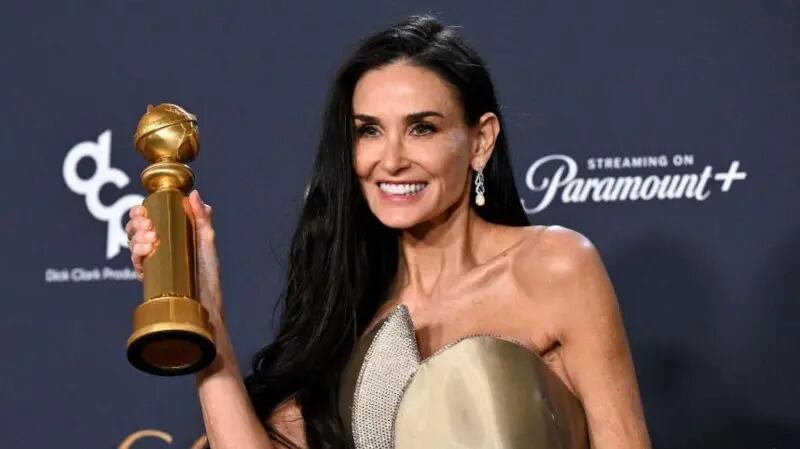 Demi Moore se llevó el Globo de Oro, el SAG y el Critics' Choice por su papel en La sustancia