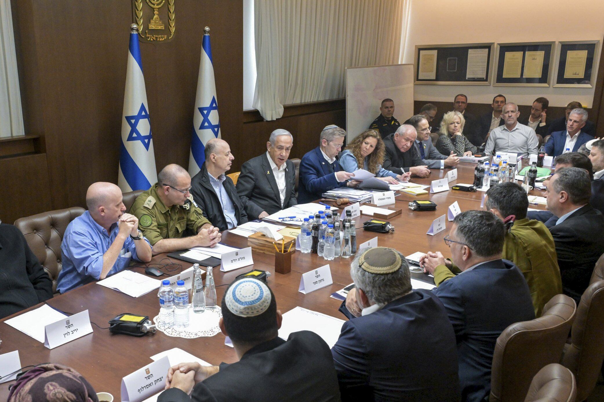 La discusión del acuerdo en el gabinete israelí
