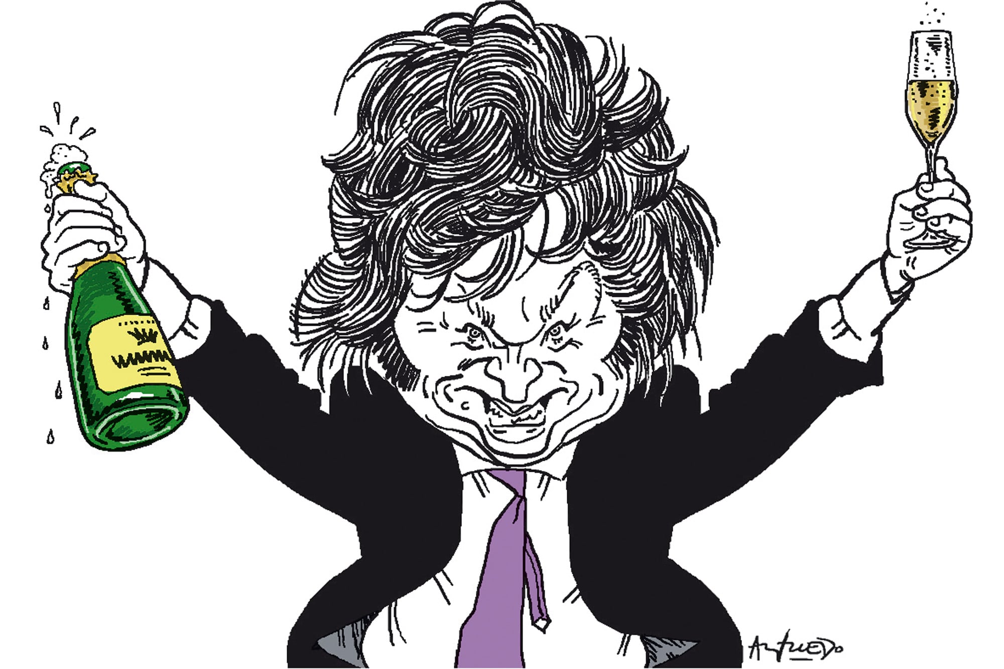 Milei está en sus días de cosecha financiera