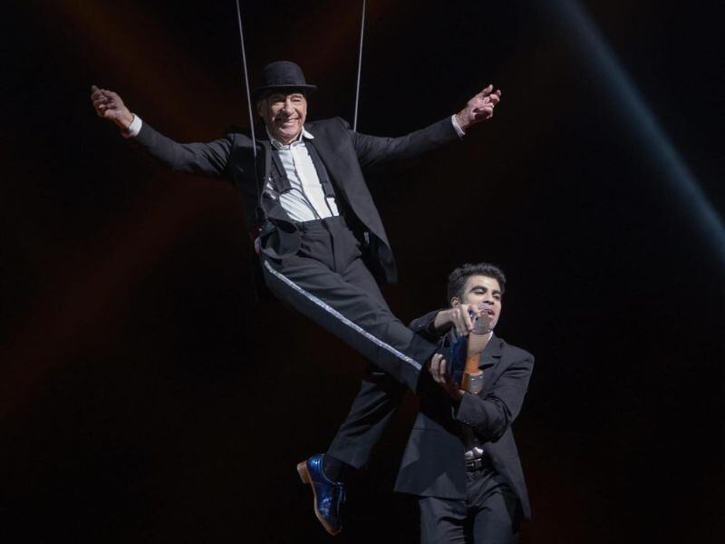 Alberto Cormillot debutó como artista circense a los 86 años