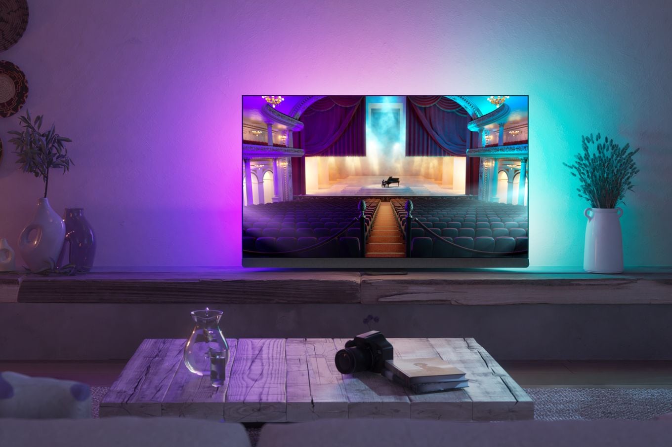 Philips presentó sus televisores OLED+908, con paneles fabricados por LG