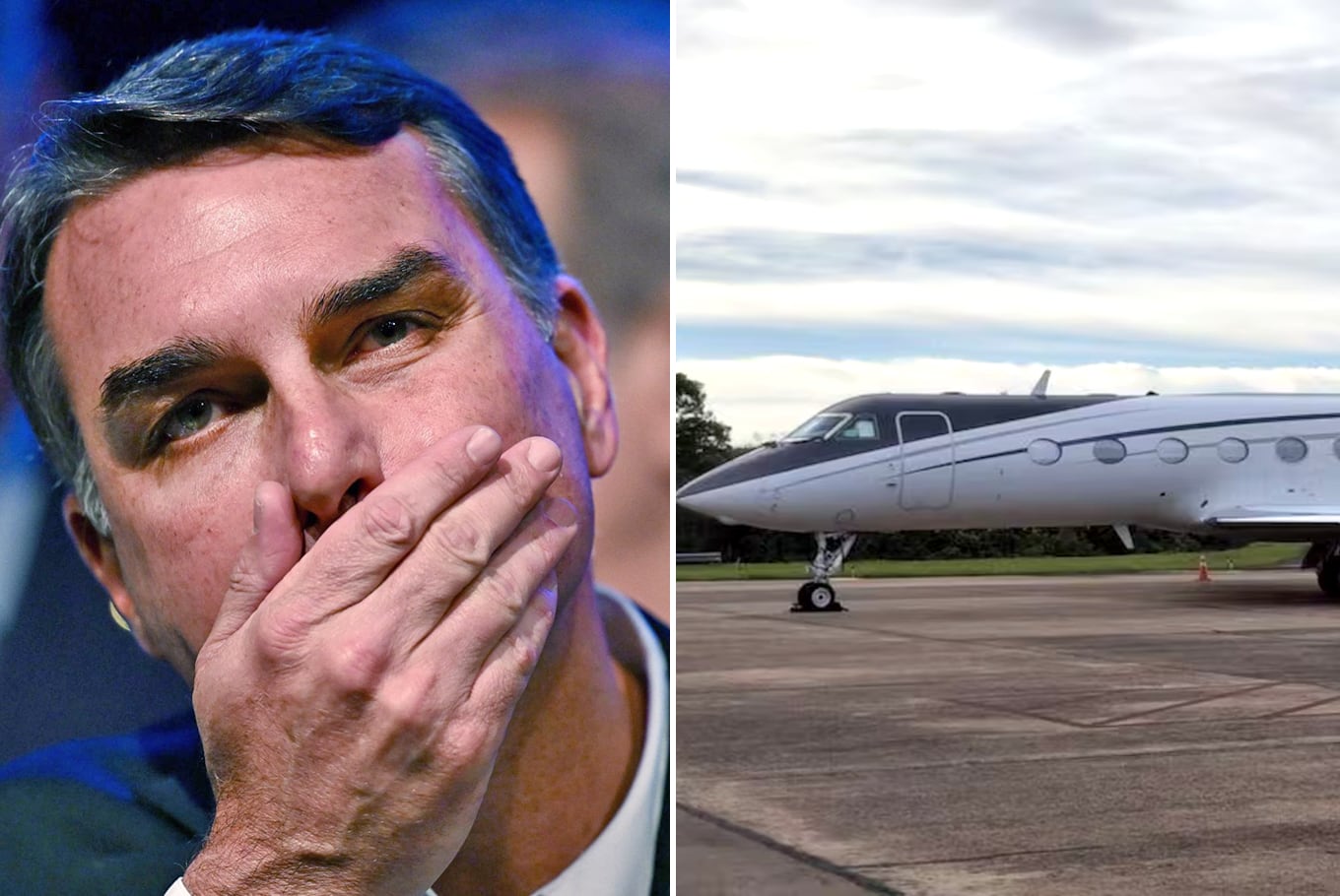 El gobierno de Milei confirmó que Flavio Bolsonaro despegó a la madrugada desde Puerto Iguazú