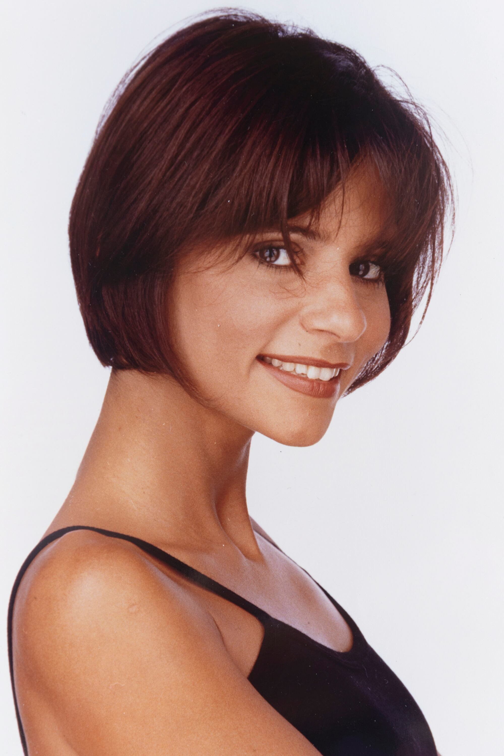 En su época de modelo cuando marcó tendencia con su corte de pelo