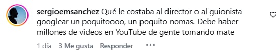 Algunos de los comentarios que se viralizaron (Foto: Captura Instagram)