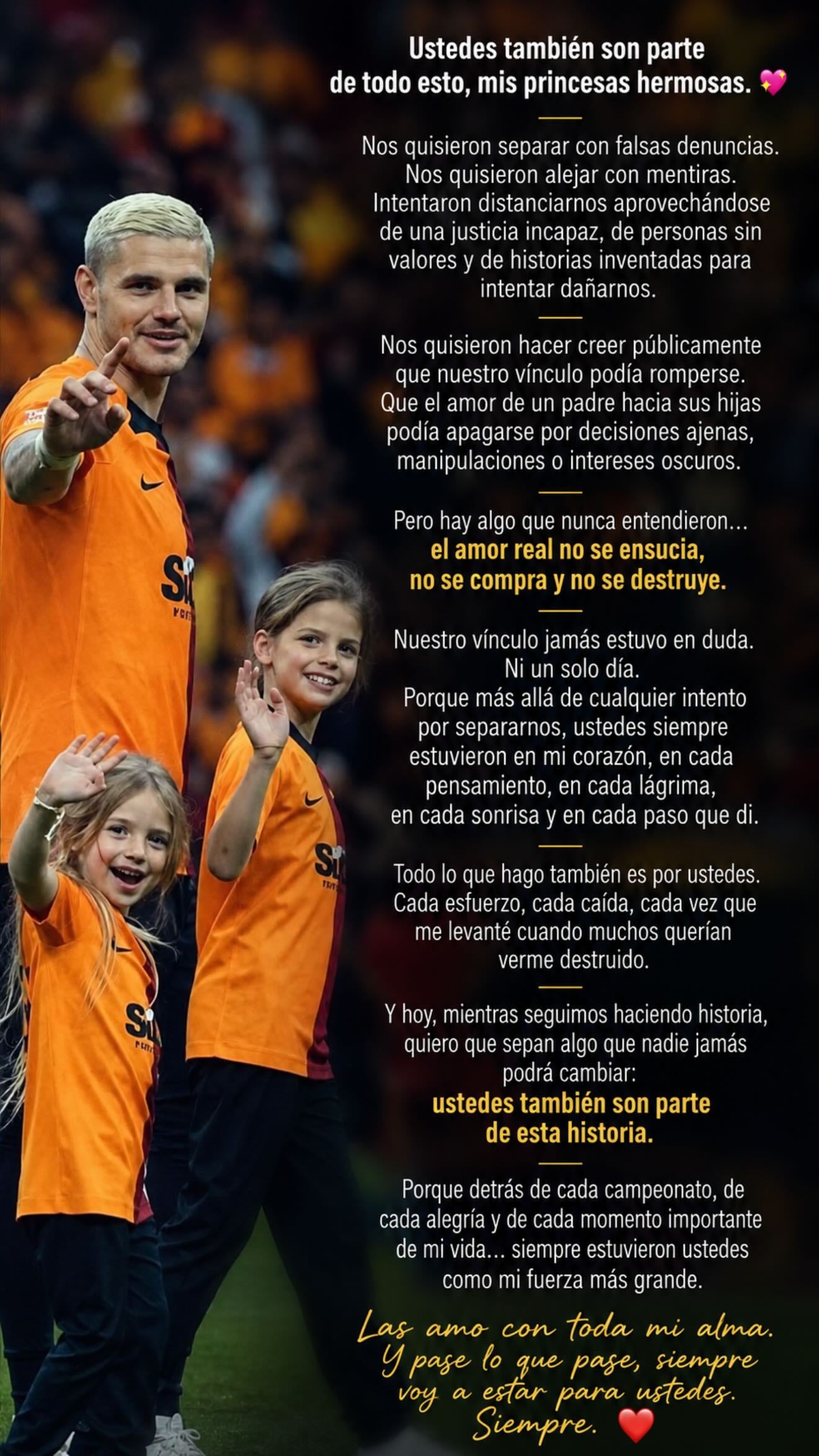 El descargo de Mauro Icardi tras el triunfo con el Galatasaray