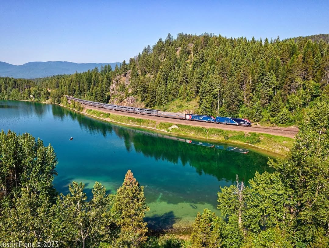 El viaje en este tren ofrece las vistas más hermosas de EE.UU. (Instagram/@justinfranz)