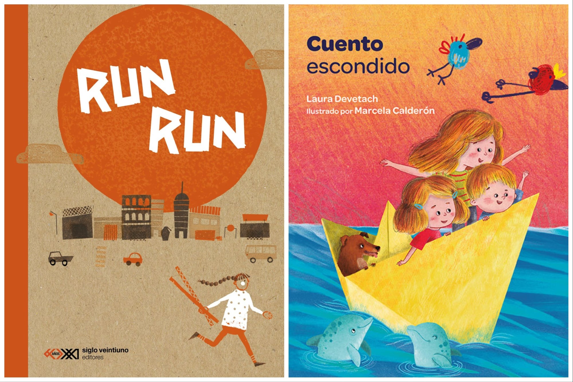 Dos imperdibles de Laura Devetach: la novela Run run y Cuento escondido, para los más chicos
