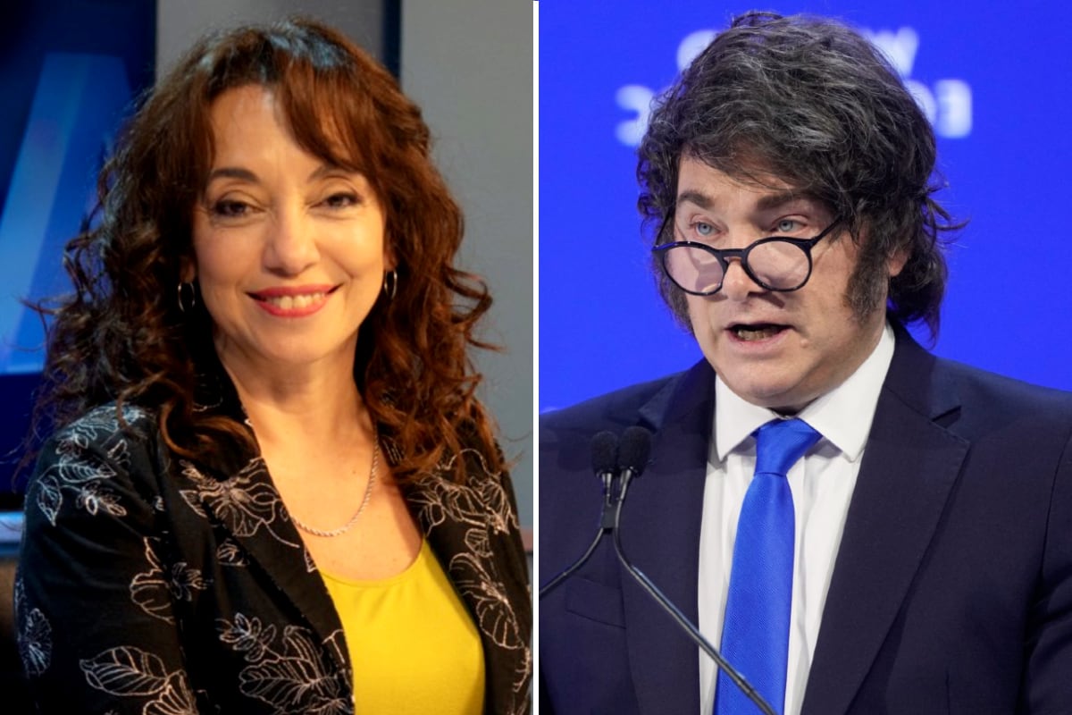 “Mirá lo que me hacen decir”: la presentadora de la Fiesta Nacional del Mate leyó un insulto contra Javier Milei