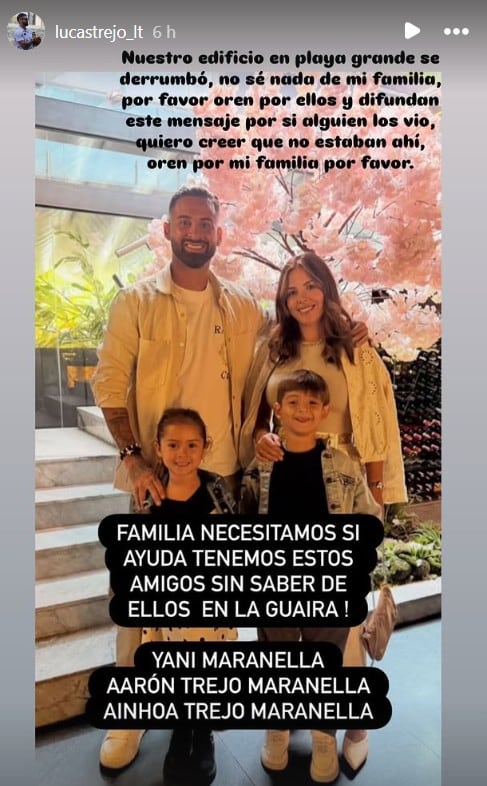 Lucas Trejo y su desesperado pedido de ayuda