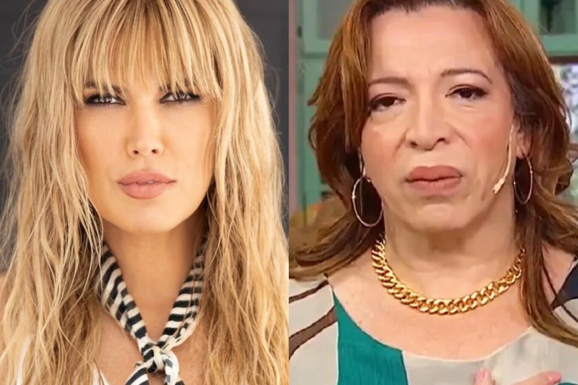 Viviana Canosa y Lizy Tagliani, la guerra del año (Foto: Instagram/@vivianacanosaok y captura TV)