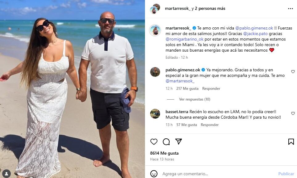 El posteo de Mar Tarrés sobre su situación de salud