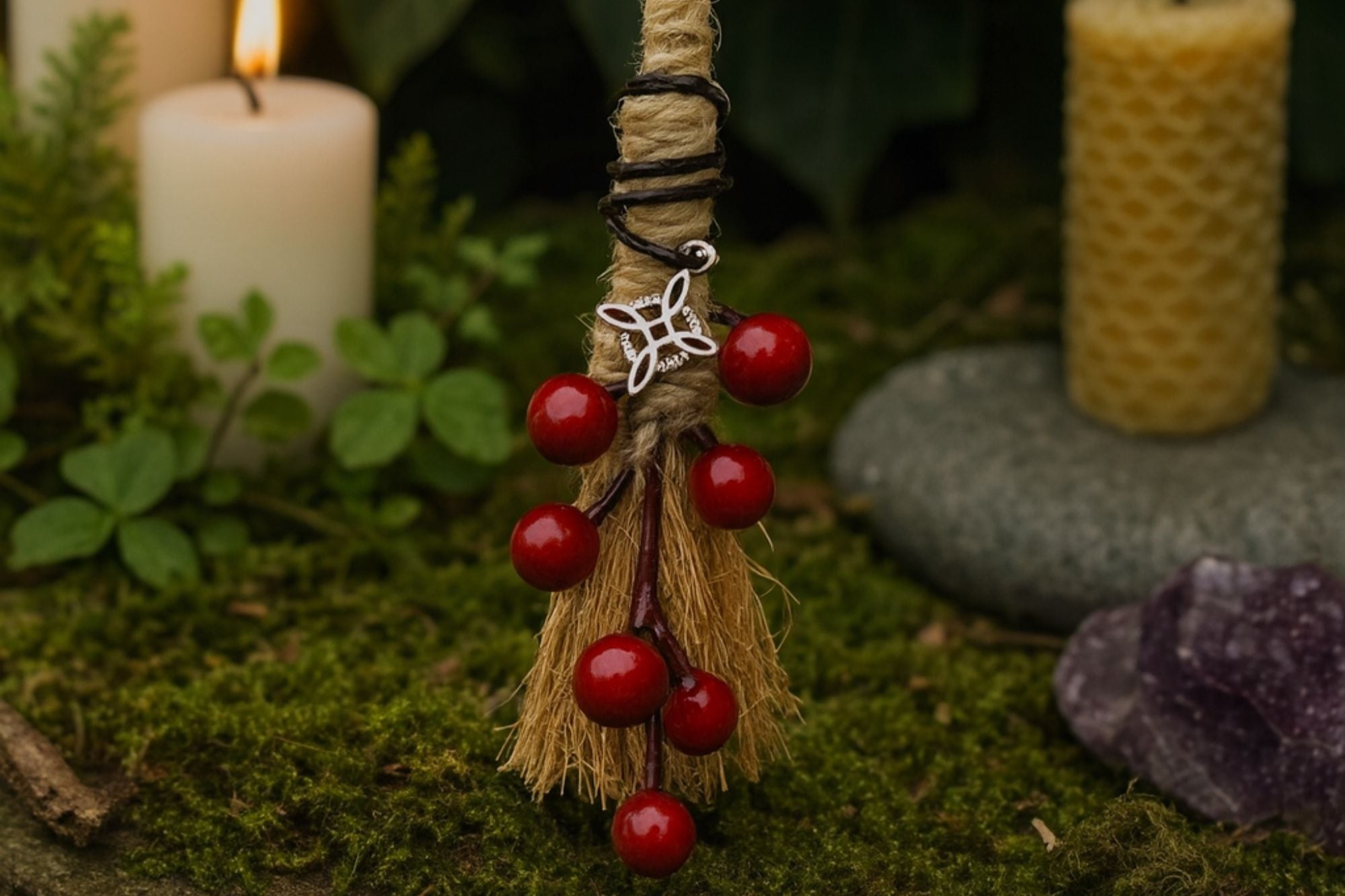 Ritual de la escoba de Yule para alejar las malas energías antes de la llegada del espíritu navideño