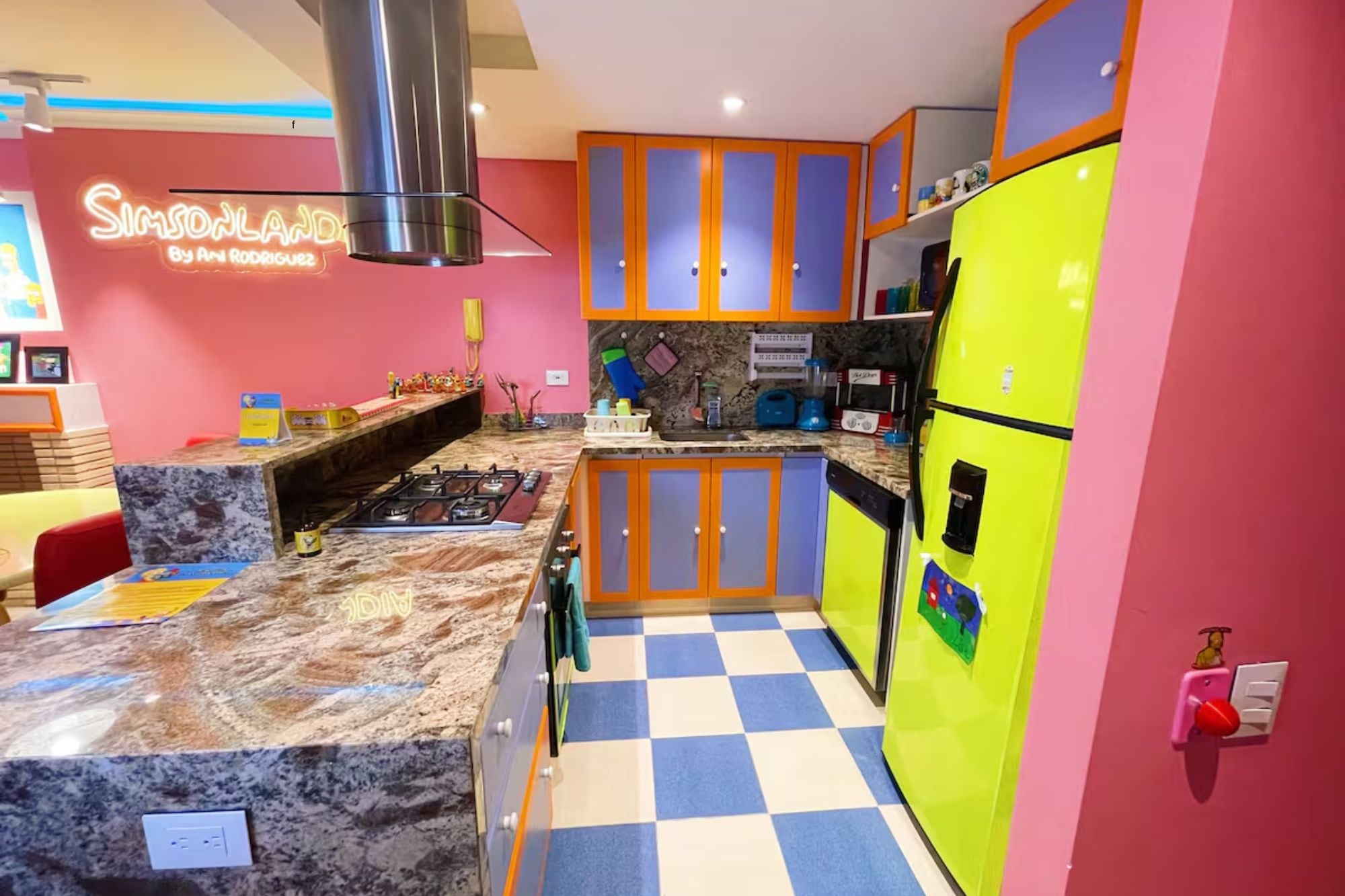 La recreación que se volvió viral en redes sociales (Foto: Airbnb)