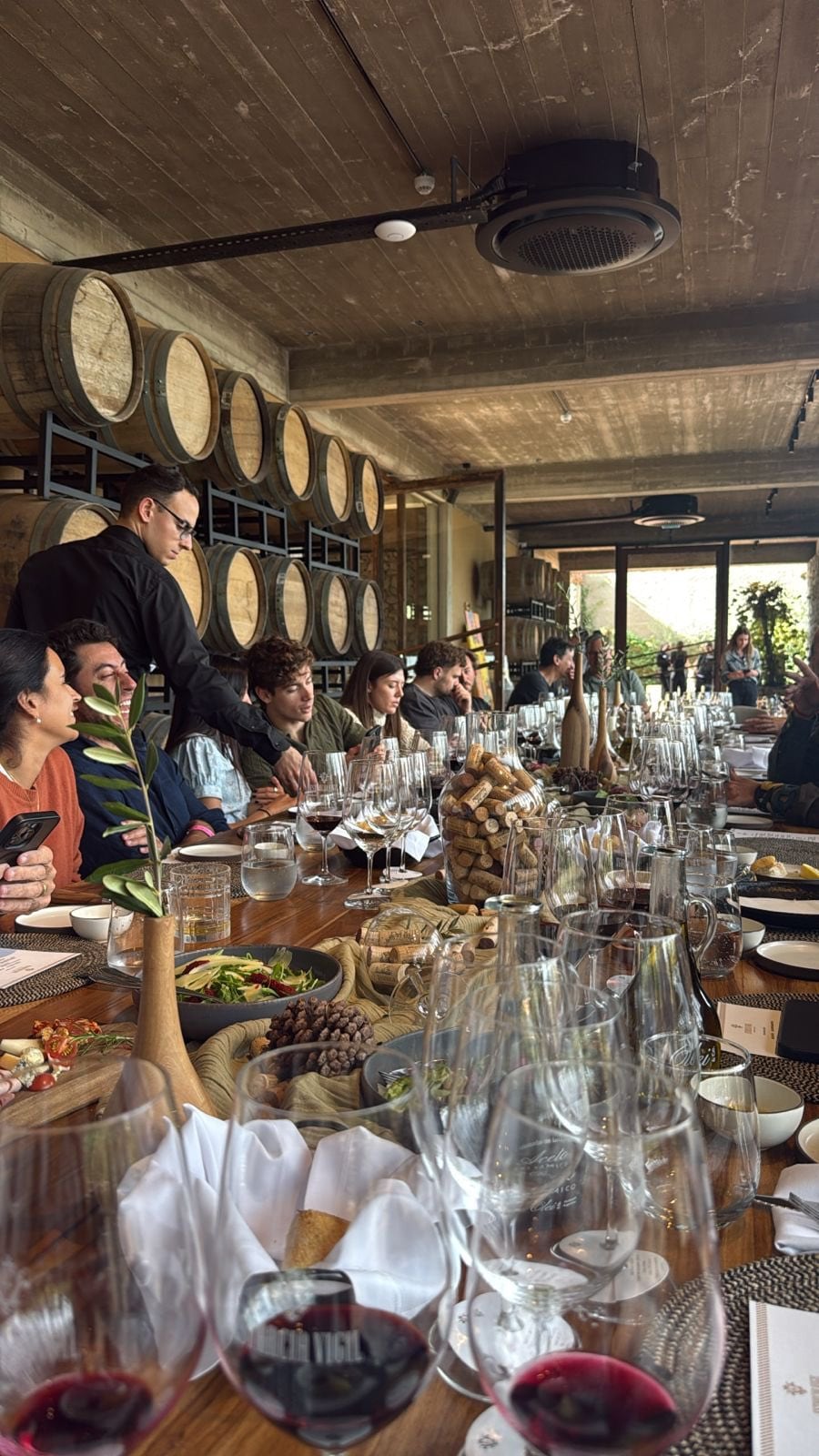 Franco Colapinto almorzó este sábado en un restaurante de la zona de Los Cardales