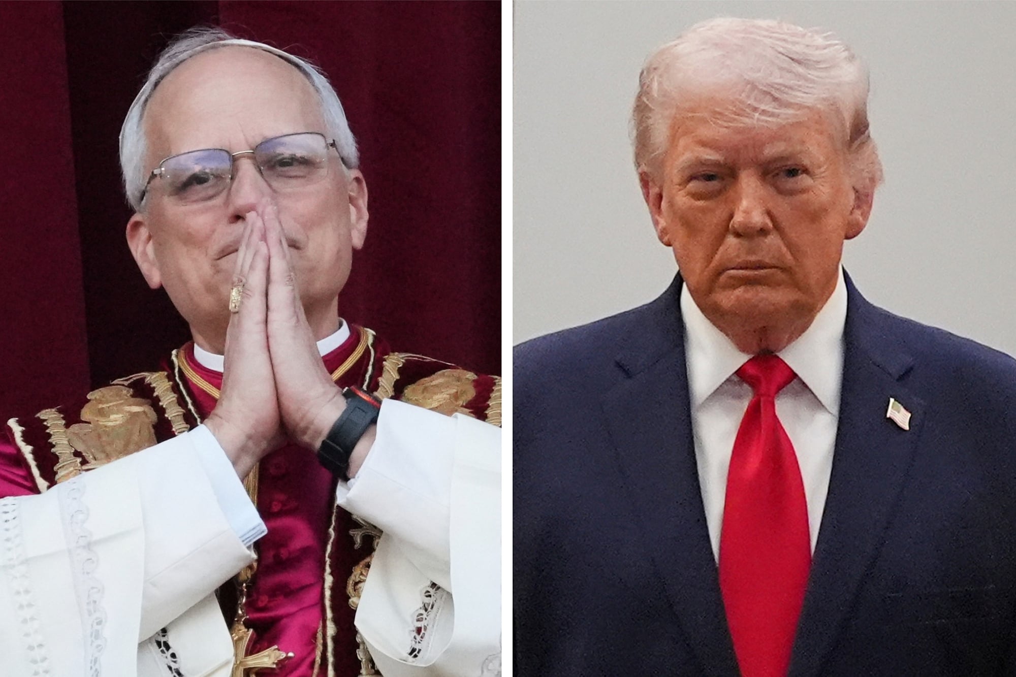 El presidente de los Estados Unidos, Donald Trump, atacó desde su red social Truth al Papa León XIV