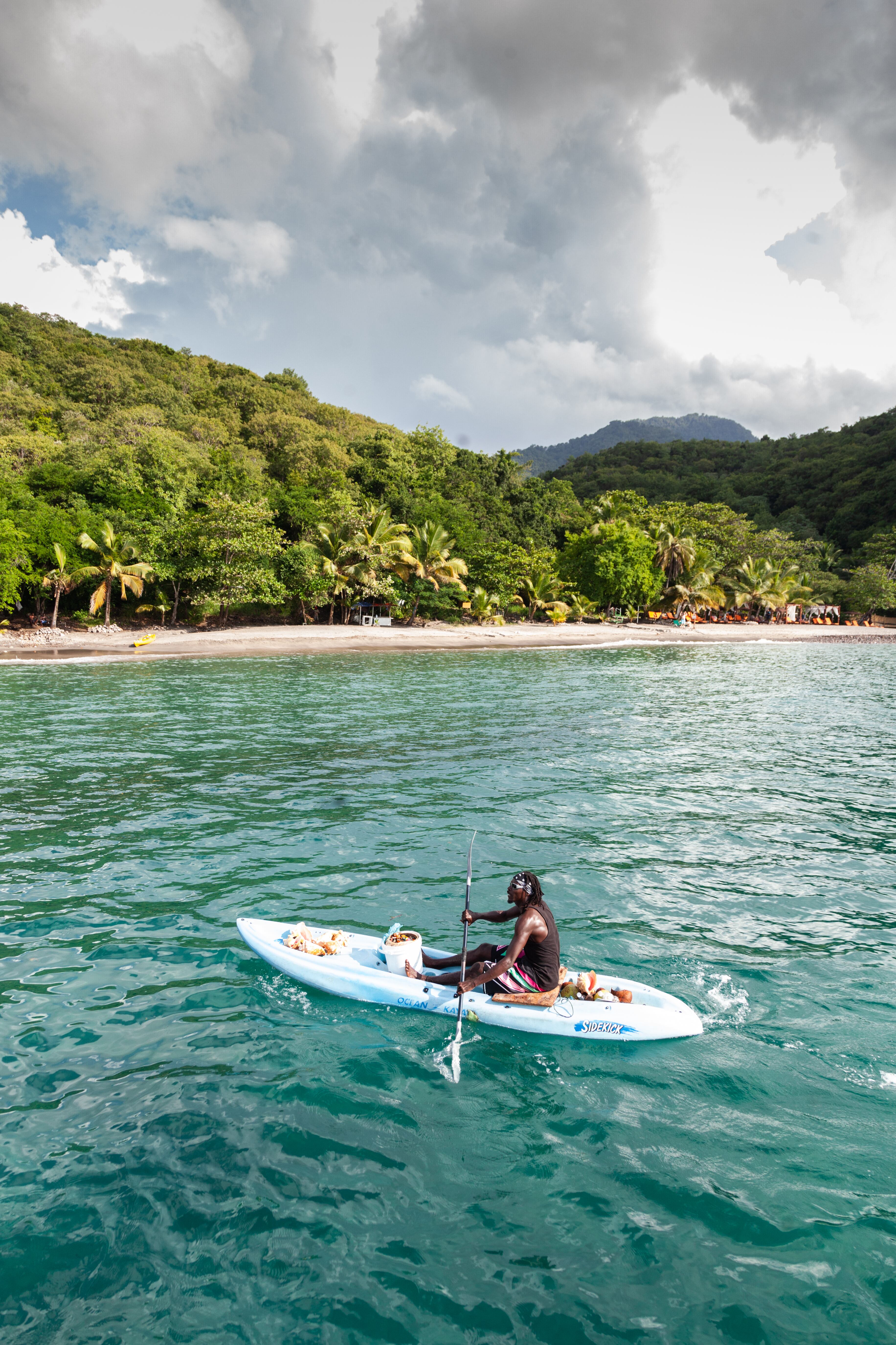 Playa Anse Cochon, un lugar ideal para hacer snórkel.