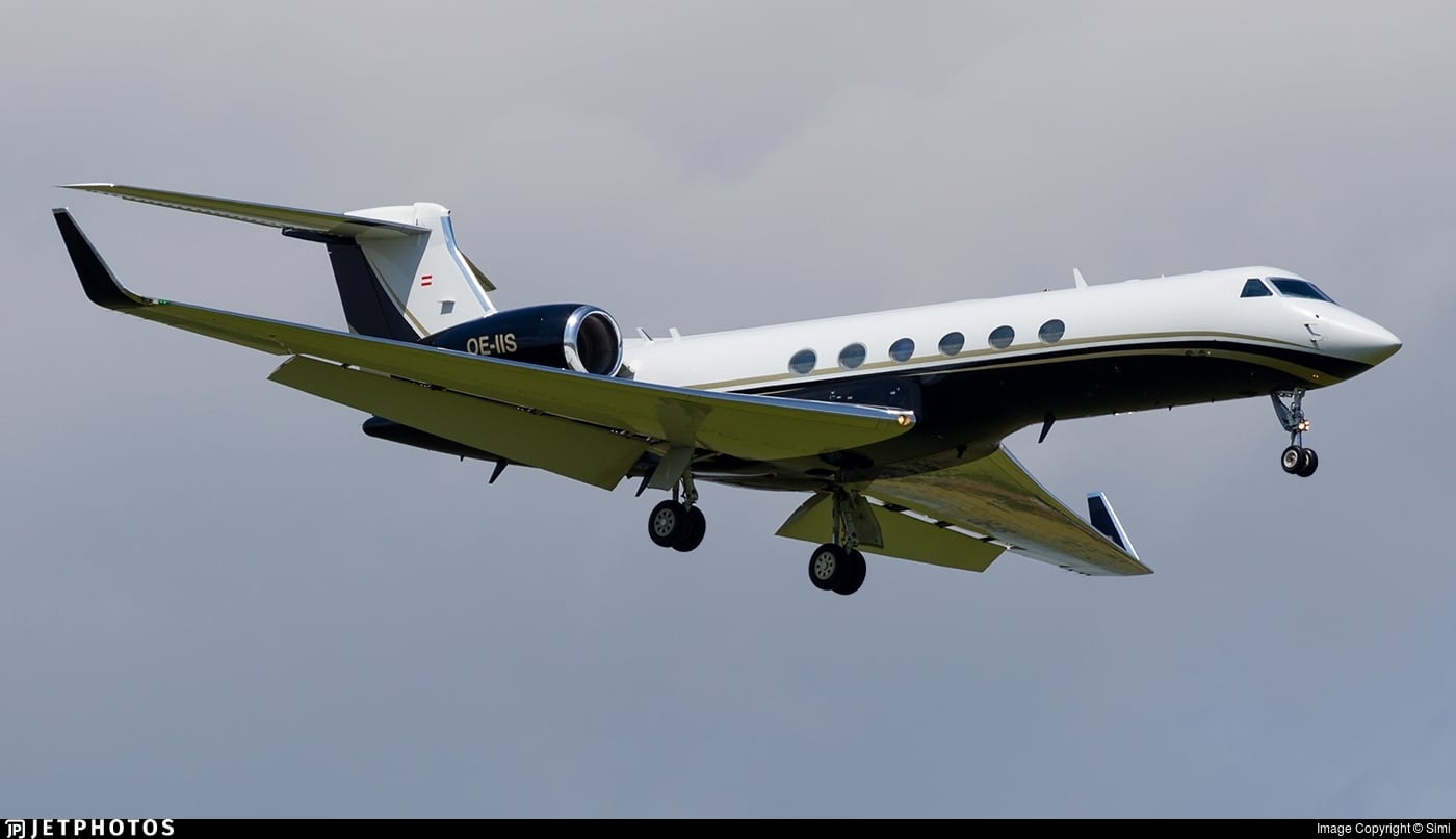 El Gulfstream que Fred Machado intentó vender Jeffrey Epstein; es un avión del año 2000