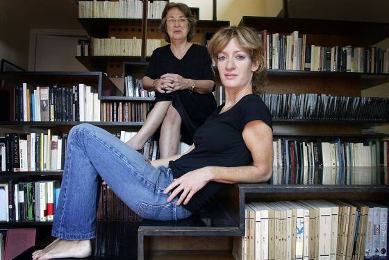 Milena Busquets con su madre