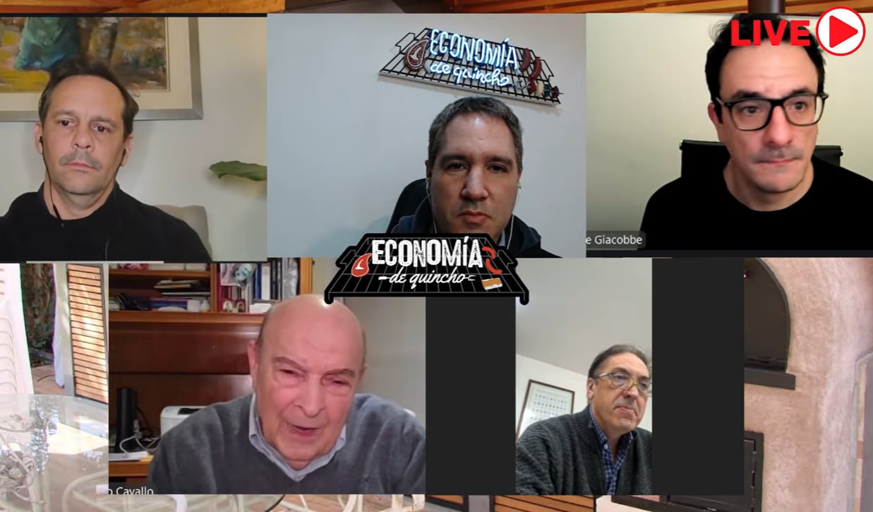Cavallo este lunes durante su participación en el programa de streaming