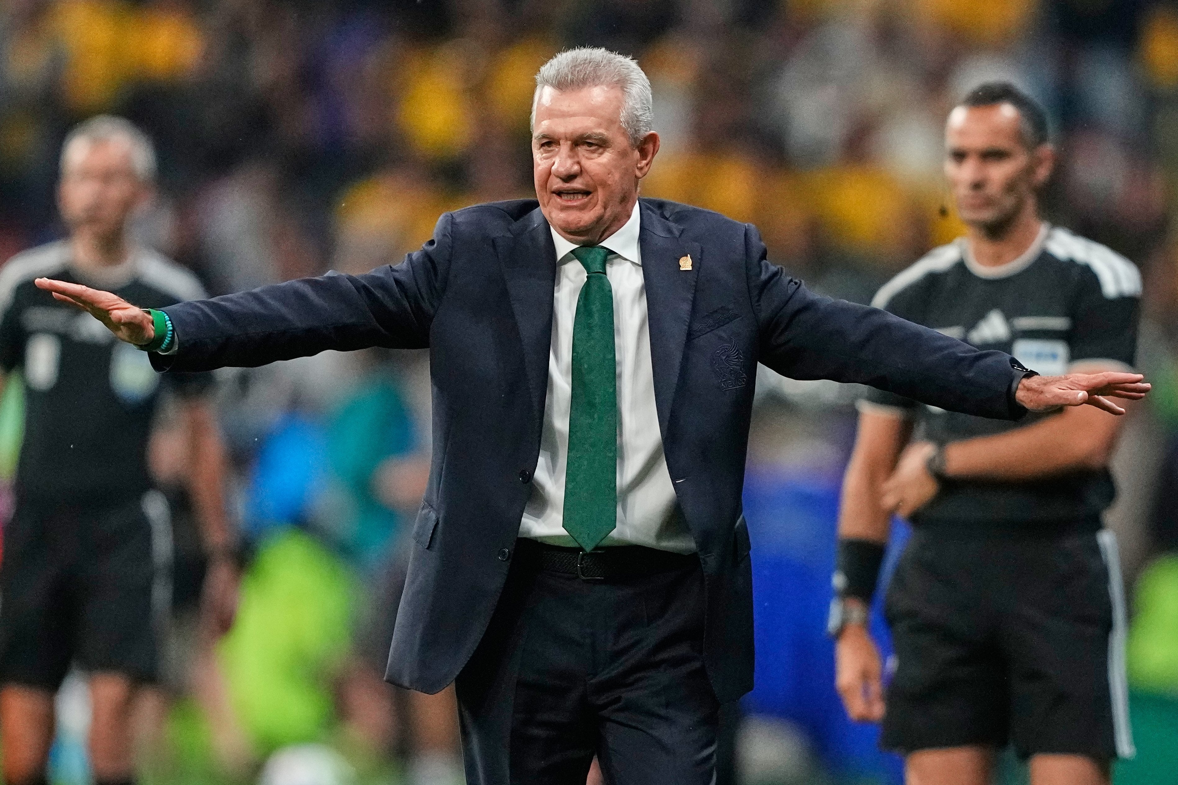 El seleccionador mexicano Javier Aguirre saboreó el paso a la siguiente ronda del Mundial.